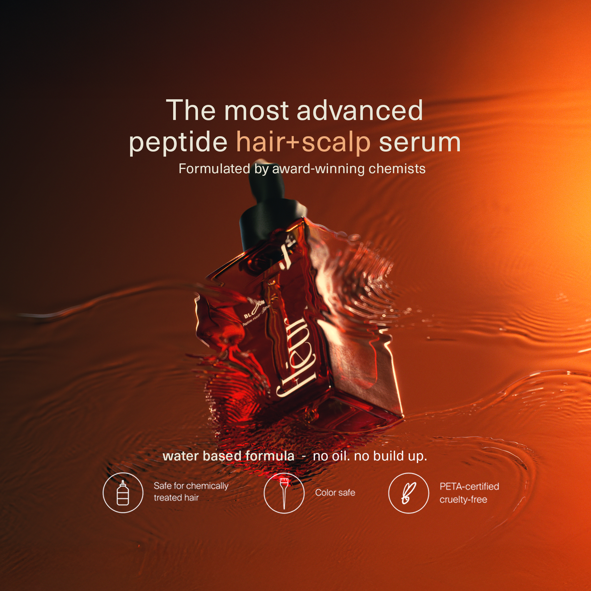 bloom peptide hair+scalp serum