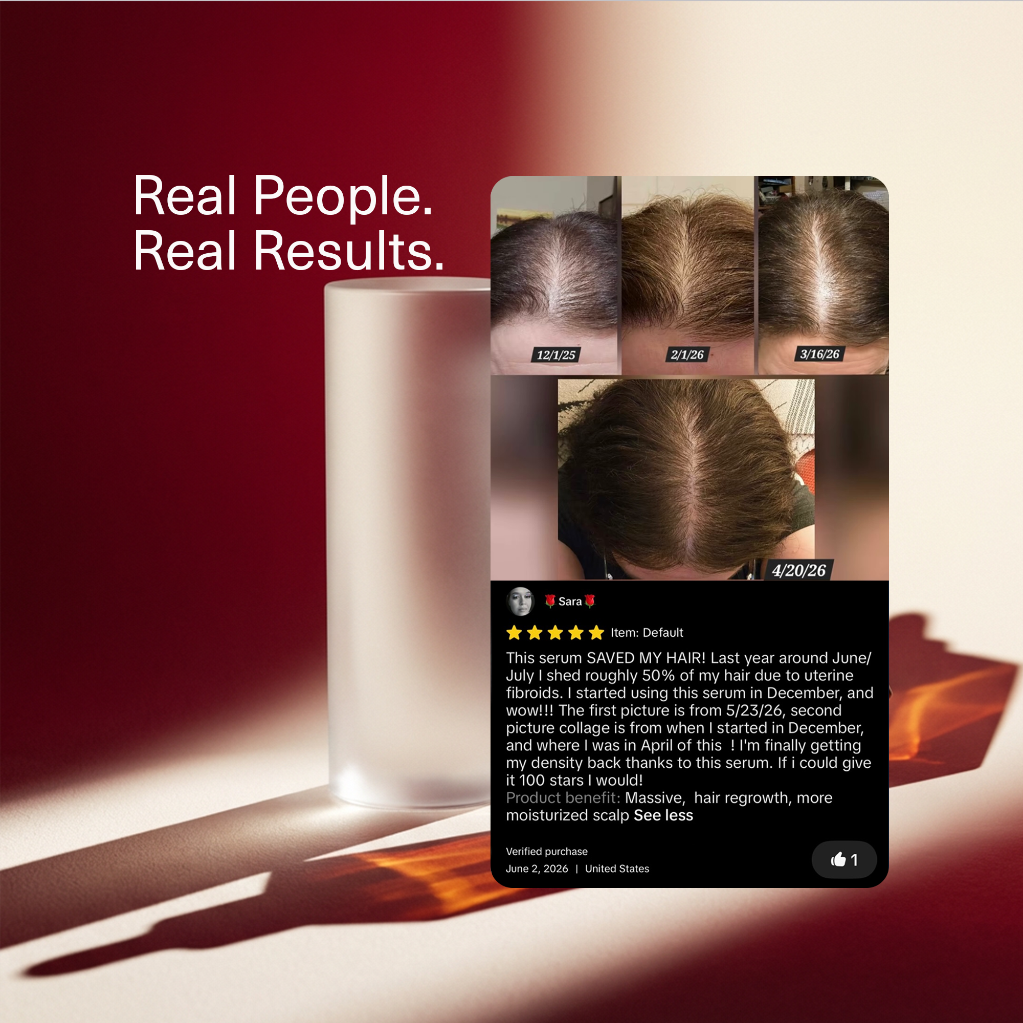 peptide hair+scalp serum x 6