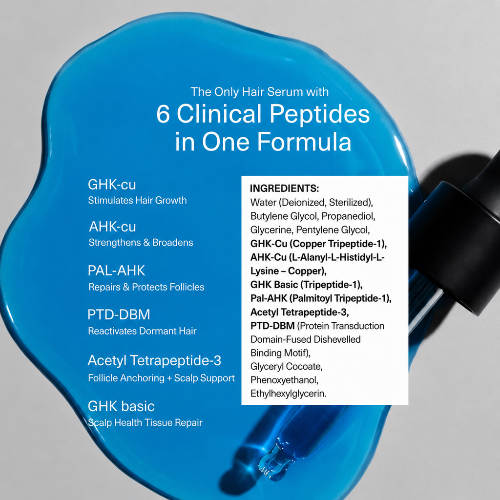 peptide hair+scalp serum x 6